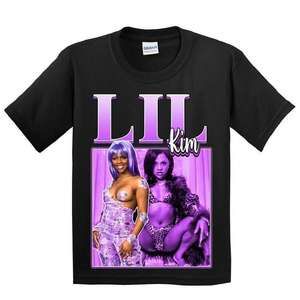 Lil Kim Rapper  Black T Shirt